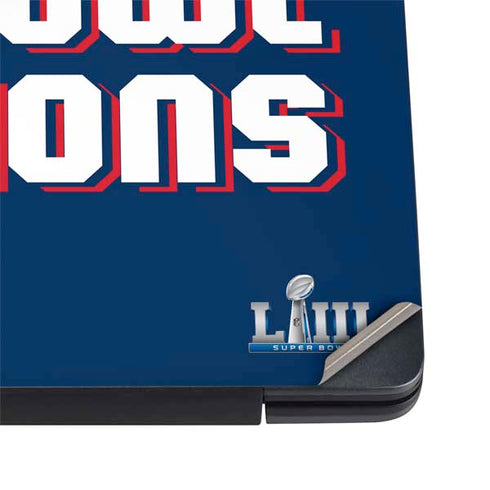 NFL Patriots Super Bowl LIII Champions Dell Vostro Skin
